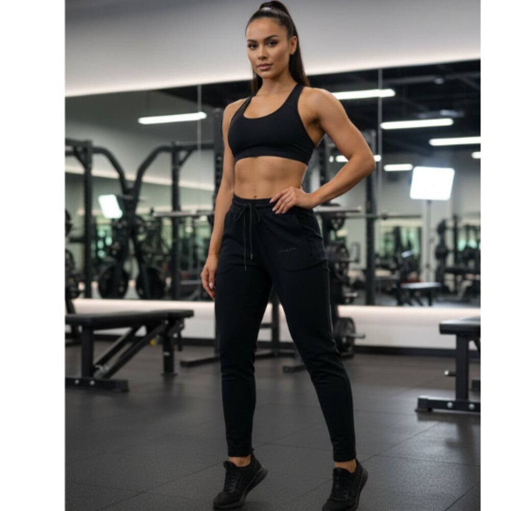 ALPHALETE Women's Essential Core Jogger Blackout Sz Small Activewear NWT